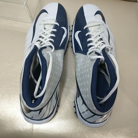 Nike Men's SZ 18 Zoom Vapor Pro Navy 527879 144. Condition is Pre-owned. - Picture 5 of 8